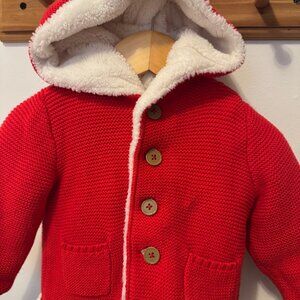 Carter's knitted sherpa-lined sweater